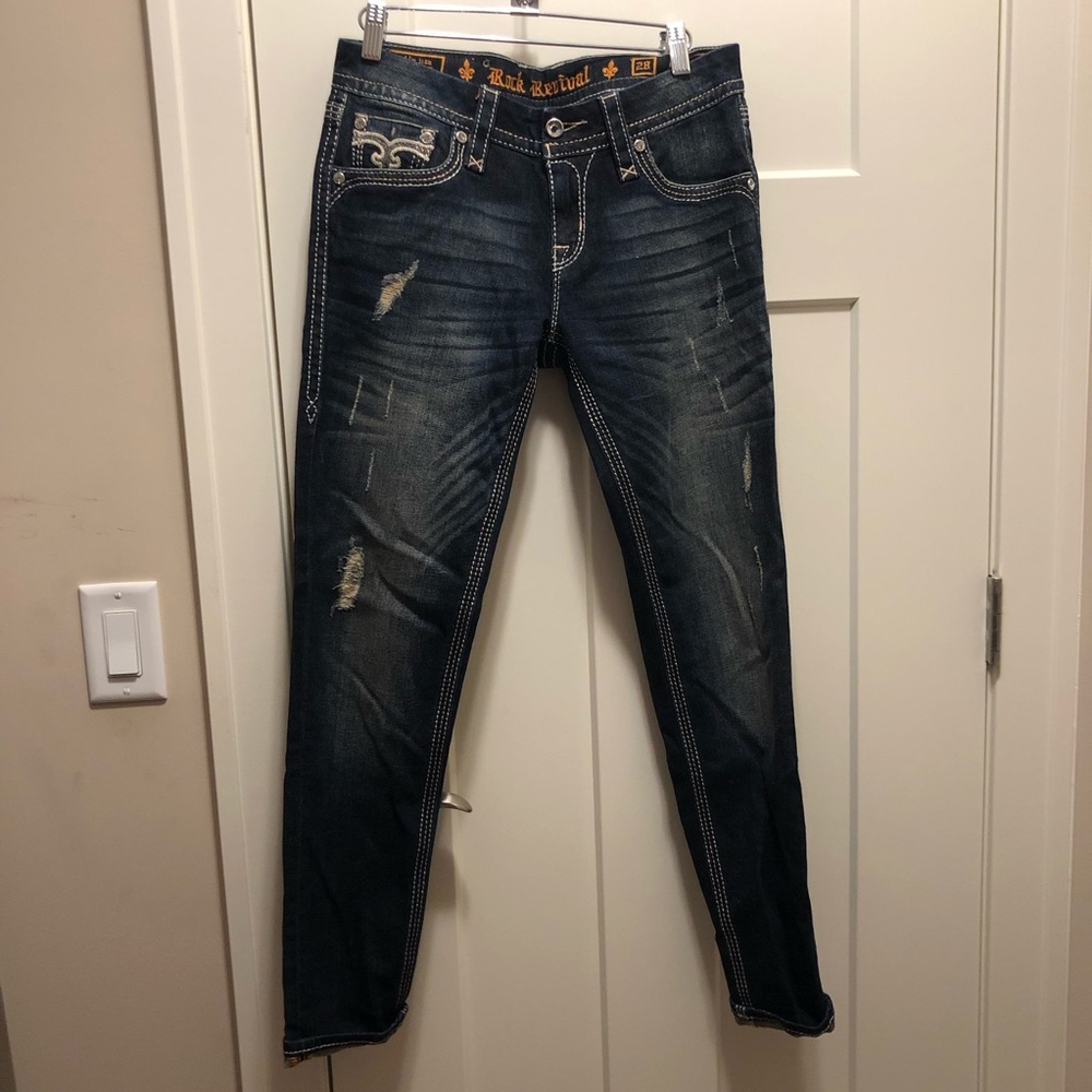 Rock revival skinny jeans
